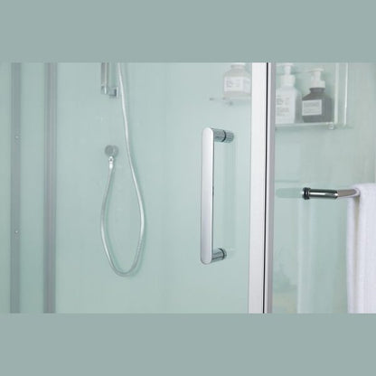 Maya Bath White Platinum Anzio Steam Shower - Left (210)