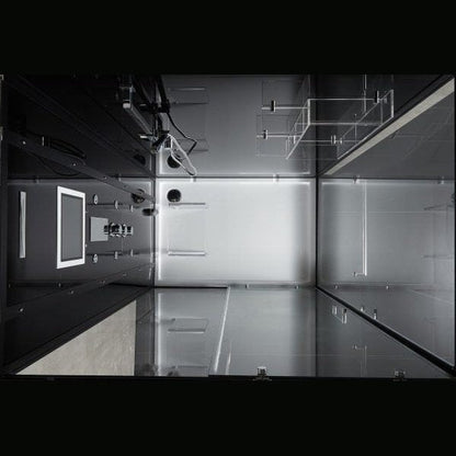 Maya Bath Black Platinum Arezzo Steam Shower - Right (201)