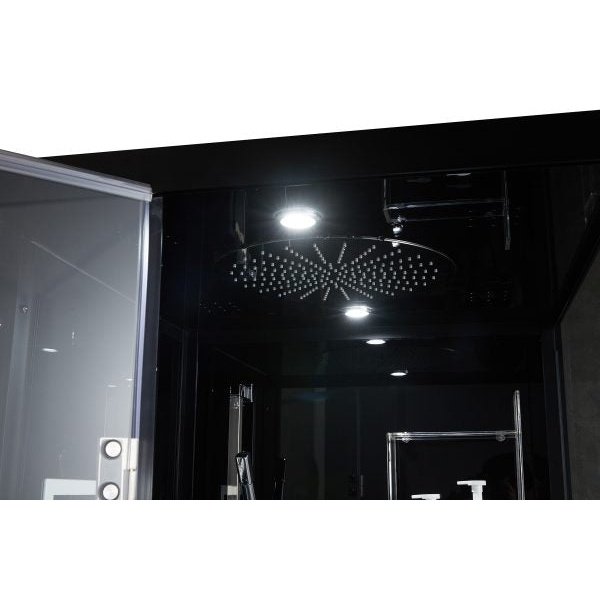Maya Bath Black Platinum Arezzo Steam Shower - Right (201)