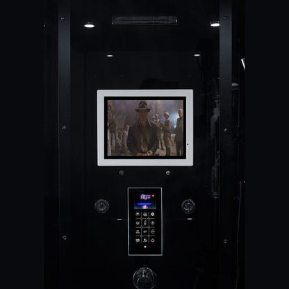 Maya Bath Black Platinum Arezzo Steam Shower - Right (201)
