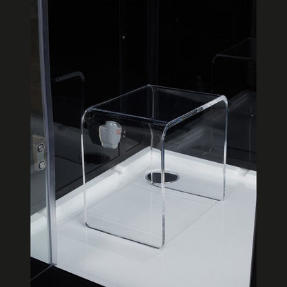 Maya Bath Black Platinum Arezzo Steam Shower - Left (203)