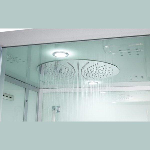 Maya Bath White Platinum Arezzo Steam Shower - Left (202)