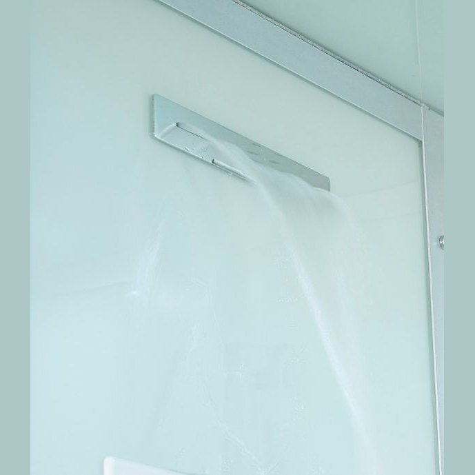 Maya Bath White Platinum Arezzo Steam Shower - Left (202)