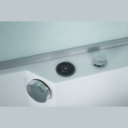 Maya Bath White Platinum Catania Steam Shower - Left (109)