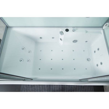 Maya Bath White Platinum Catania Steam Shower - Left (109)