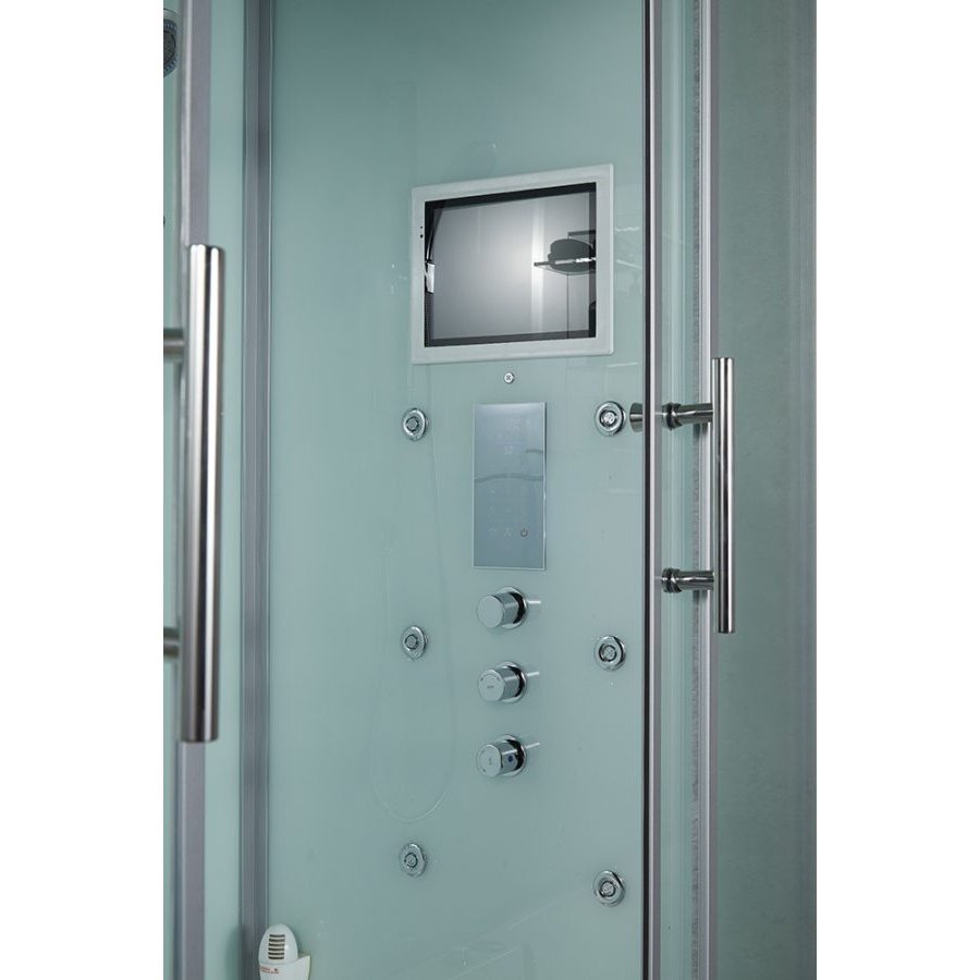 Maya Bath White Platinum Catania Steam Shower - Left (109)