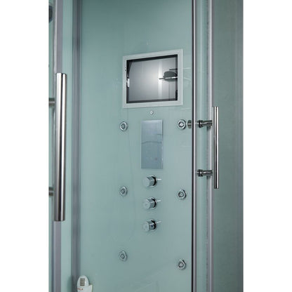 Maya Bath White Platinum Catania Steam Shower - Left (109)