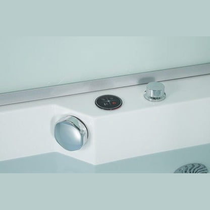 Maya Bath White Platinum Catania Steam Shower - Left (109)