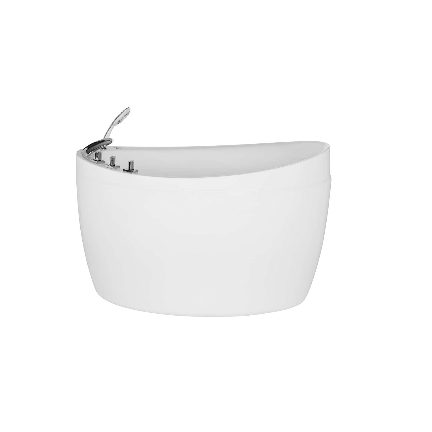 EMPV-48JT011-48&quot; Freestanding Japanese-Style Air Massage Bathtub with Reversible Drain-4