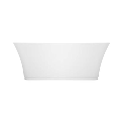 Empava-59FT1511 luxury acrylic soaking rectangular modern stand alone white SPA bathtub