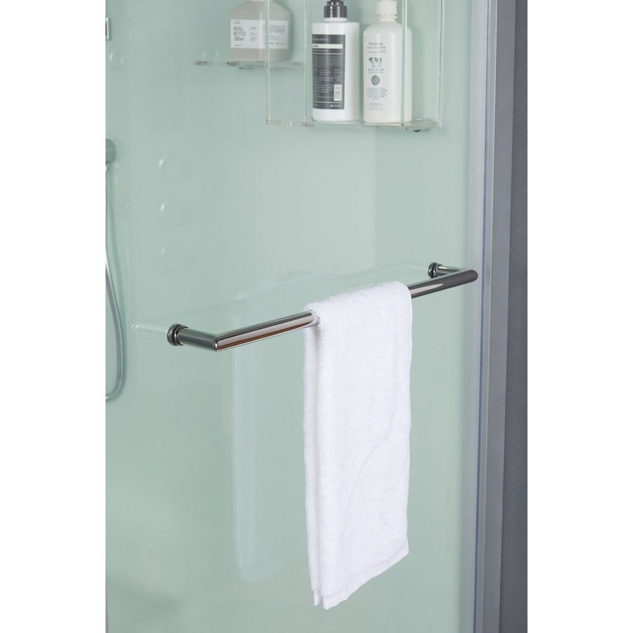 Maya Bath White Platinum Lucca Steam Shower - Right (204)