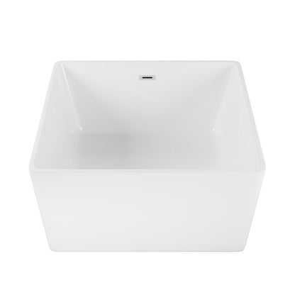 Voltaire 47&quot; Square Freestanding Bathtub