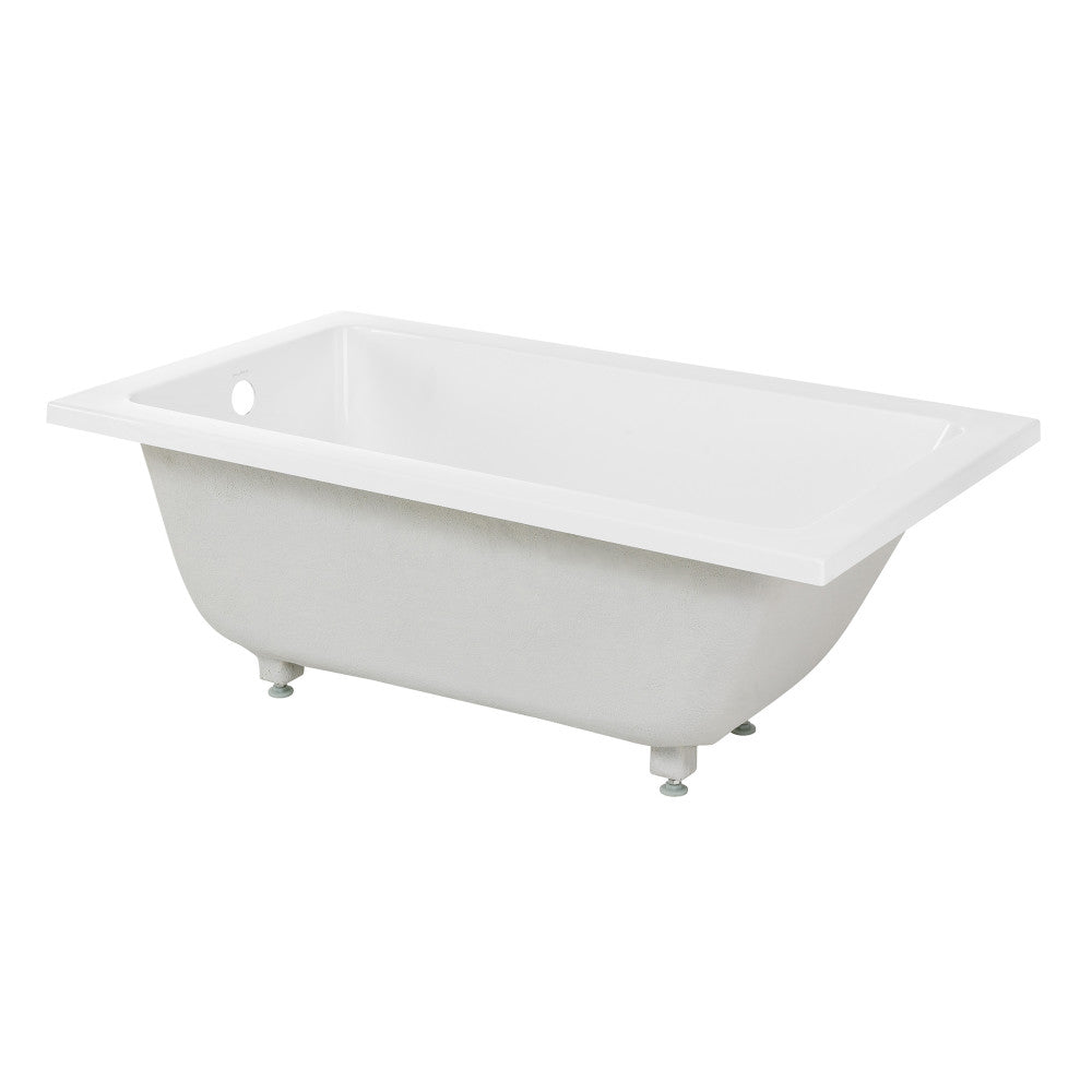 Voltaire 54&quot; x 30&quot; Reversible Drain Drop-In Bathtub