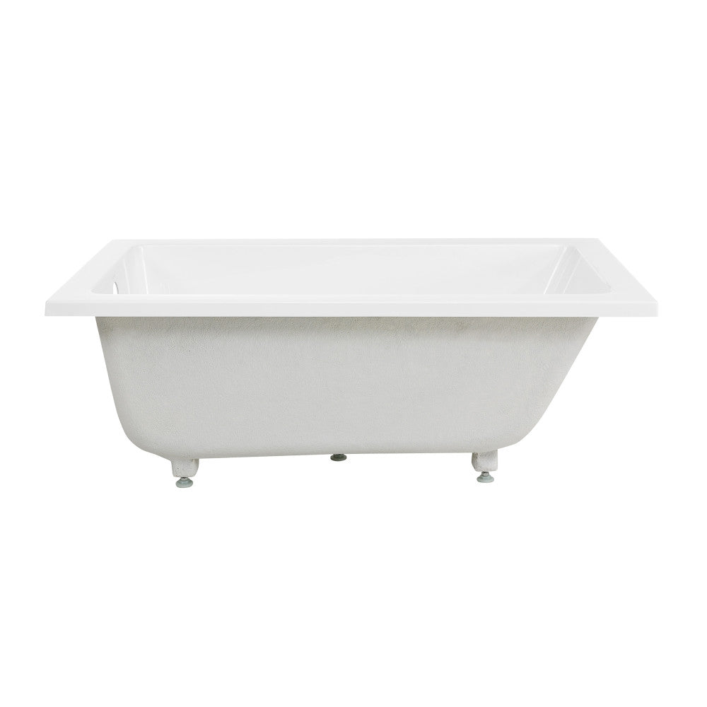 Voltaire 54&quot; x 30&quot; Reversible Drain Drop-In Bathtub