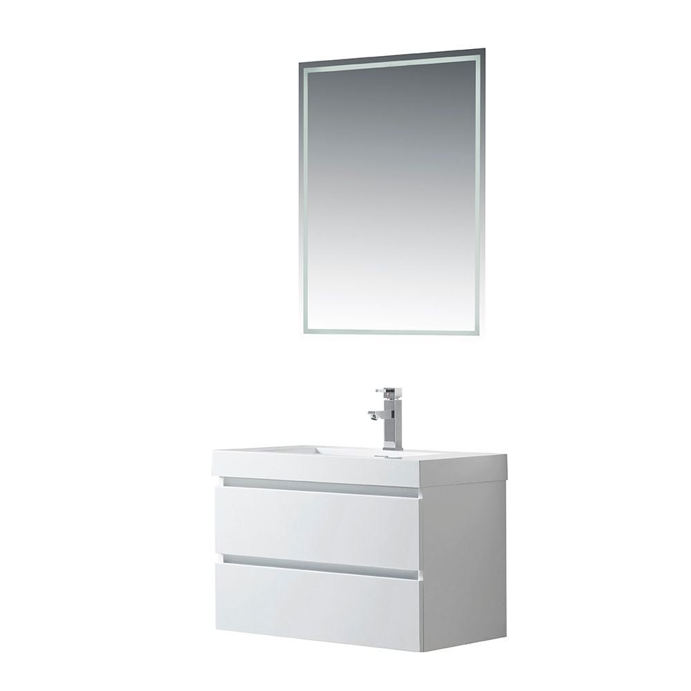 Annecy 30&quot; Single Sink Wall Mounted Bathroom Vanity Set - HomeBeyond