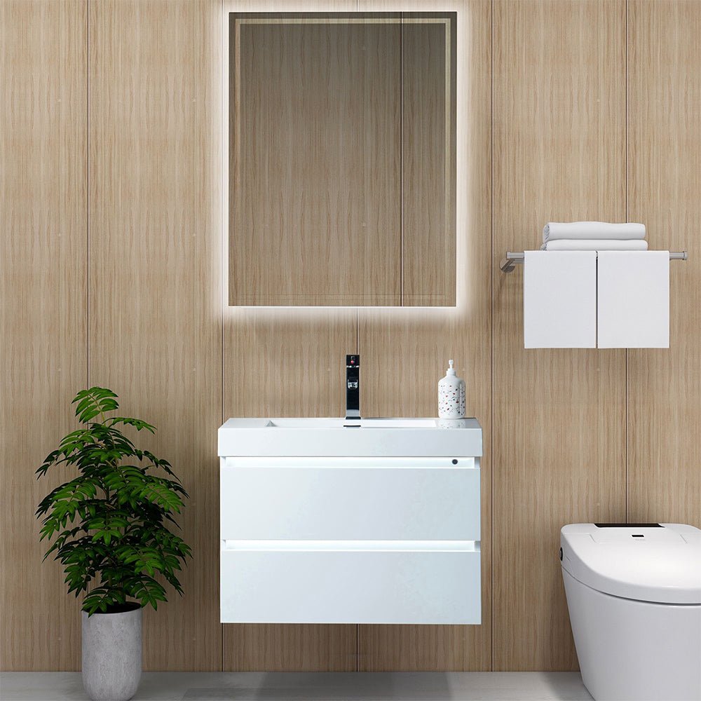 Annecy 30&quot; Single Sink Wall Mounted Bathroom Vanity Set - HomeBeyond