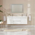 Annecy 60" Double Sink Wall-Mounted Bathroom Vanity Set - HomeBeyond