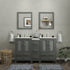 Brescia 60" Double Sink Bathroom Vanity Combo Set - HomeBeyond