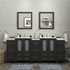 Brescia 84" Double Sink Bathroom Vanity Combo Set - HomeBeyond