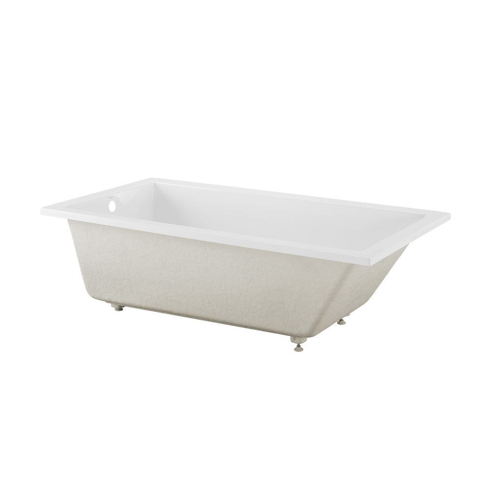 Voltaire 72&quot; x 36&quot; Reversible Drain Drop-In Bathtub