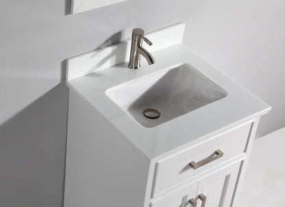 Genoa 24&quot; Single Sink Bathroom Vanity Set - HomeBeyond