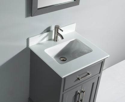 Genoa 24&quot; Single Sink Bathroom Vanity Set - HomeBeyond