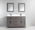 Genoa 72" Double Sink Bathroom Vanity Set - HomeBeyond