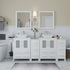 Ravenna 72" Double Sink Bathroom Vanity Combo Set - HomeBeyond