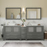 Ravenna 84" Double Sink Bathroom Vanity Combo Set - HomeBeyond