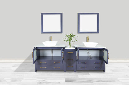 Ravenna 84&quot; Double Sink Bathroom Vanity Combo Set - HomeBeyond