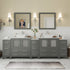 Ravenna 96" Double Sink Bathroom Vanity Combo Set - HomeBeyond