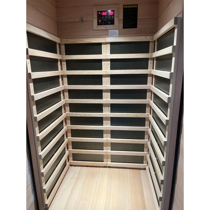 Single Person or Two Person EXTENDABLE Indoor FAR Infrared Heating Sauna Bluetooth Compatible - HomeBeyond