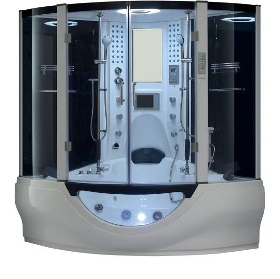 Maya Bath White Valencia Steam Shower (113)