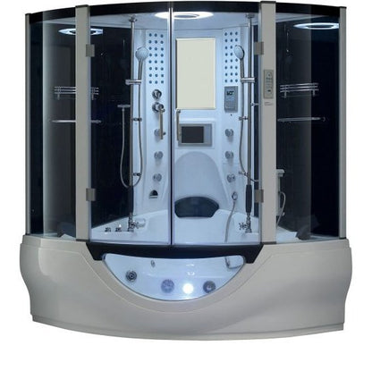 Maya Bath White Valencia Steam Shower (113)