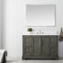 Vannes 48" Single Sink Bathroom Vanity in Silver Grey / White / Vintage Green - HomeBeyond